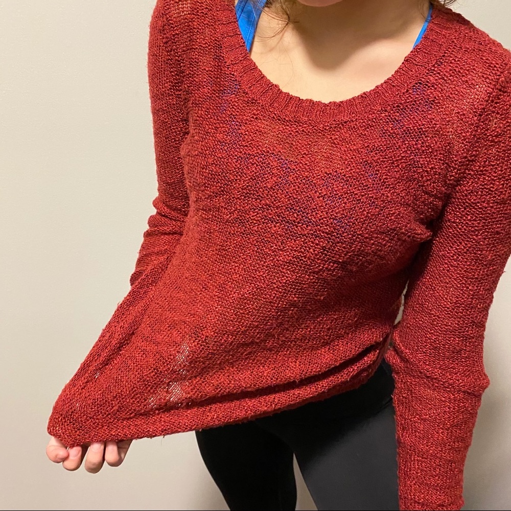 Dark Red sweater